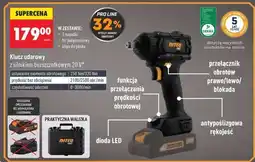 Biedronka Klucz udarowy z silnikiem bezszczotkowym 20 V oferta