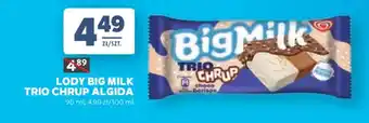 Stokrotka Market Lody Big Milk Trio Chrup Algida oferta