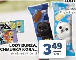 Stokrotka Market Lody Burza, Chmurka Koral oferta