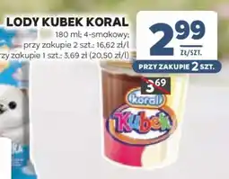 Stokrotka Market Lody kubek Koral oferta