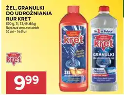 Stokrotka Market Żel, granulki do udrożniania rur Kret oferta