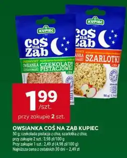 Stokrotka Market Owsianka Coś na ząb Kupiec oferta