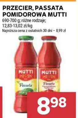 Stokrotka Market PRZECIER, PASSATA POMIDOROWA MUTTI oferta