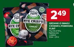 Stokrotka Market Grzanki o smaku czosnku, pomidora Flint oferta
