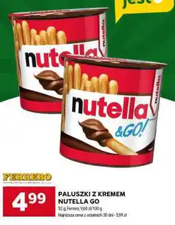 Stokrotka Market Paluszki z kremem Nutella Go oferta