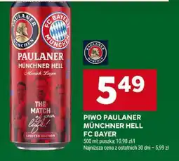 Stokrotka Market Piwo Paulaner Münchner Hell FC Bayer oferta