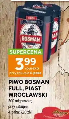 Stokrotka Market Piwo Bosman Full, Piast Wrocławski oferta