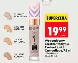 Biedronka Wodoodporny korektor w płynie Eveline Liquid Camouflage, 7,5 ml oferta