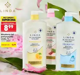 Biedronka Micelarny żel pod prysznic Linda, 11 różne rodzaje oferta