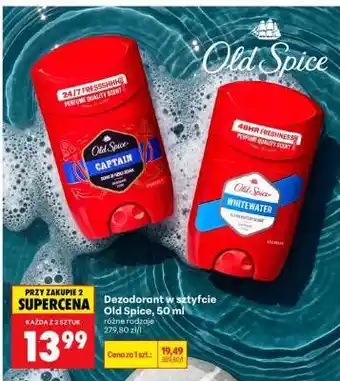 Biedronka Dezodorant w sztyfcie Old Spice , 50 ml oferta
