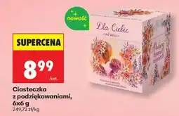 Biedronka Ciasteczka z podziękowaniami, 6x6 g oferta