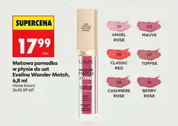 Biedronka Matowa pomadka w płynie do ust Eveline Wonder Match, 6,8 ml oferta
