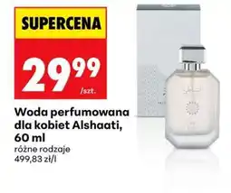 Biedronka Woda perfumowana dla kobiet Alshaati, 60 ml oferta