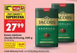 Biedronka Kawa mielona Jacobs Krönung, 500 g oferta