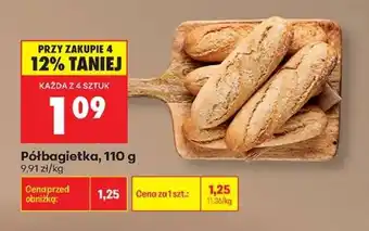 Biedronka Półbagietka 110 g oferta
