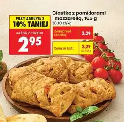 Biedronka Ciastko z pomidorami i mozzarellą, 105 g oferta