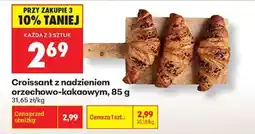 Biedronka Croissant z nadzieniem orzechowo kakaowym , 85 g oferta