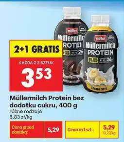 Biedronka Müllermilch Protein bez dodatku cukru, 400 g oferta