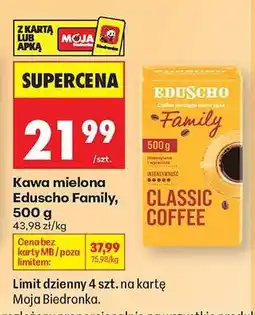 Biedronka Kawa mielona Eduscho Family, 500 g oferta