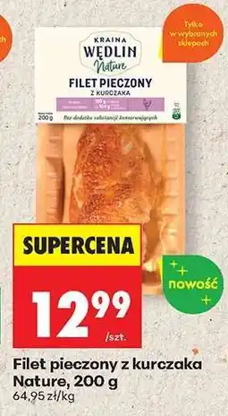 Biedronka Filet pieczony z kurczaka Nature, 200 g oferta