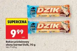 Biedronka Baton proteinowy słony karmel Dzik, 70 g oferta