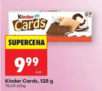Biedronka Kinder Cards, 128 g oferta