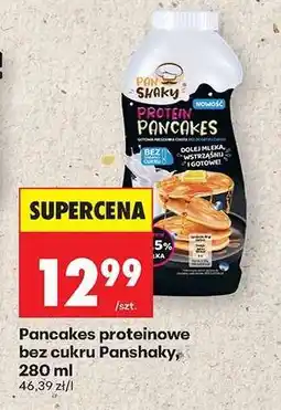Biedronka Pancakes proteinowe bez cukru Panshaky, 280 ml oferta