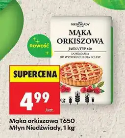 Biedronka Mąka orkiszowa T650 Młyn Niedźwiady, 1 kg oferta