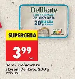 Biedronka Serek kremowy ze skyrem Delikate, 200 g oferta