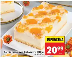 Biedronka Sernik morelowo-kokosowy, 500 g oferta