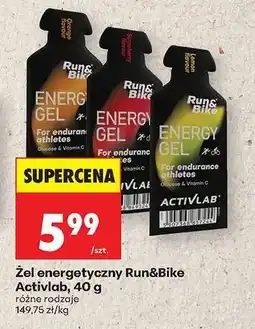 Biedronka Żel energetyczny Run&Bike Activlab, 40 g oferta
