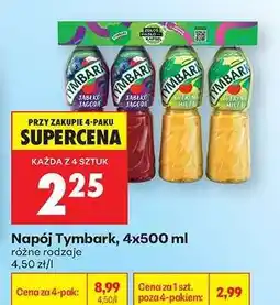Biedronka Napój Tymbark, 4x500 ml oferta