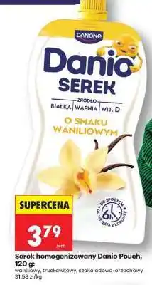 Biedronka Serek homogenizowany Danio Pouch, 120 g oferta