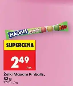 Biedronka Żelki Maoam Pinballs, 32 g oferta
