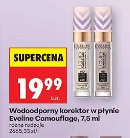 Biedronka Wodoodporny korektor w płynie Eveline Camouflage, 7,5 ml oferta
