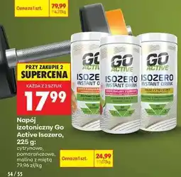 Biedronka Napój izotoniczny Go Active Isozero, 225 g oferta