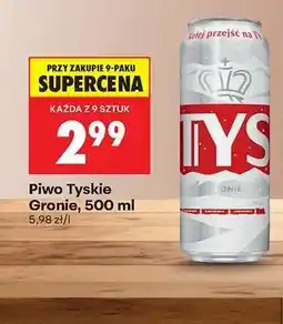 Biedronka Piwo Tyskie Gronie, 500 ml oferta