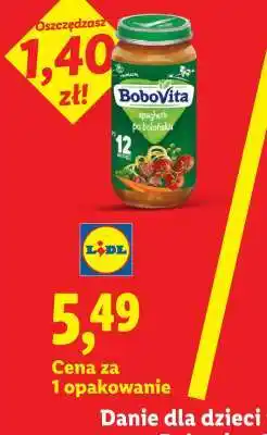 Lidl BoboVita spaghetti po bolońsku oferta