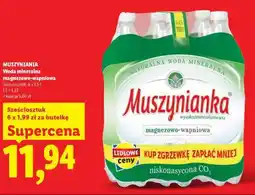 Lidl MUSZYNIANKA Woda mineralna oferta