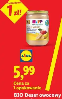 Lidl BIO Deser owocowy oferta