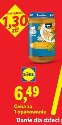 Lidl Gerber Warzywa z Kurczakiem i Kaszą oferta