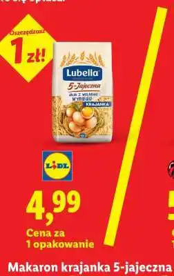 Lidl Makaron krajanka 5-jajeczna oferta