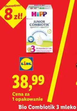 Lidl Bio Combiotik 3 mleko oferta