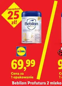 Lidl Bebilon Profutura 2 mleko oferta