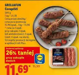 Lidl GRILL&FUN Ćevapčići oferta