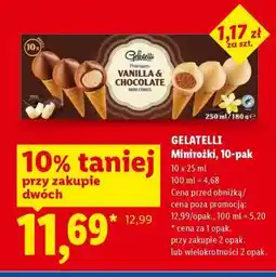 Lidl GELATELLI Minirożki, 10-pak oferta