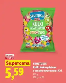 Lidl FRUITUSIE Kulki kukurydziane o smaku owocowym, XXL oferta