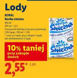 Lidl KORAL Kostka śnieżna oferta