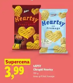 Lidl Łapsy Chrupki Heartsy oferta