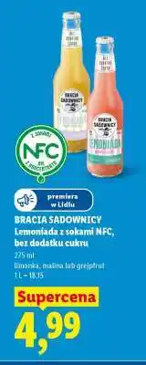 Lidl BRACIA SADOWNICY Lemoniada oferta
